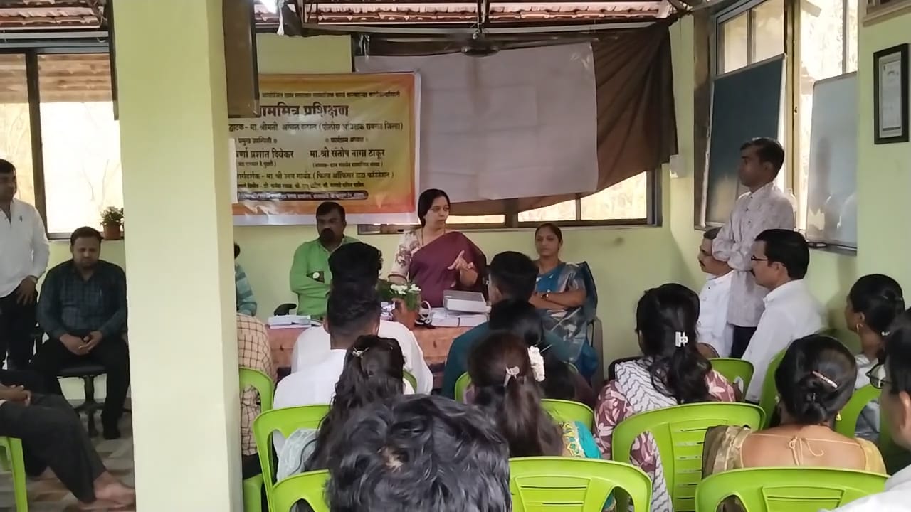 ग्राम संवर्धन सामाजिक संस्थेतर्फे गाव स्तरावरील कार्यकर्त्यांसाठी ग्राममित्र प्रशिक्षण