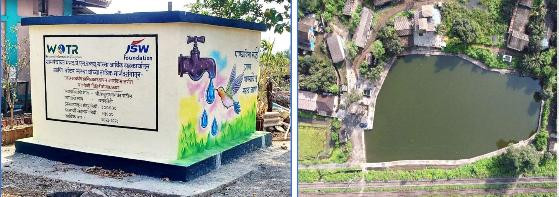 जे.एस.डब्ल्यू. स्टील डोलवी प्रकल्पाचा जलसंवर्धनासाठी पुढाकार